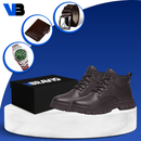 Bota Masculina Vanguard em Couro 100% Legítimo +BRINDES: Cinto de Couro, Carteira e Relógio