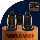 Funda Universal Iron Completa para Auto en Cuero Legítimo +3 REGALOS: Alfombras Automotrices