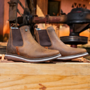 Kit Bota de Hombre Fazer en Cuero Legítimo con Plantilla Ortopédica +REGALO: Gorra, Cinturón y Billetera