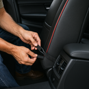 Funda Deluxe para Asiento de Auto en Piel Genuina Universal +REGALO: Alfombra Completa