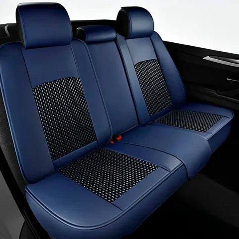 Funda para Asiento de Auto Revok en Cuero Legítimo con Airbag Incorporado +REGALO: Alfombra Automotriz