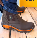 Kit Bota para Hombre Adventure de Piel Genuina con Plantilla Ortopédica +4 REGALOS: Sombrero, Cinturón, Cartera y Vaso Térmico