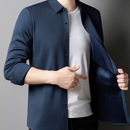 [Llevá 3 Pagá 2] Camisa Social en Seda Hielo y Poliéster Premium + REGALOS: Cinturón, Reloj y Billetera