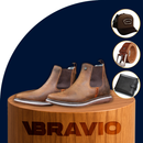 Kit Bota de Hombre Fazer en Cuero Legítimo con Plantilla Ortopédica +REGALO: Gorra, Cinturón y Billetera
